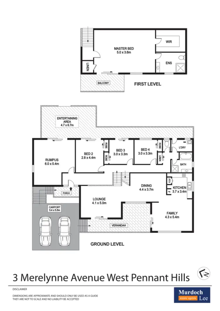 Floorplan of Homely house listing, 3 Merelynne Avenue, West Pennant Hills NSW 2125