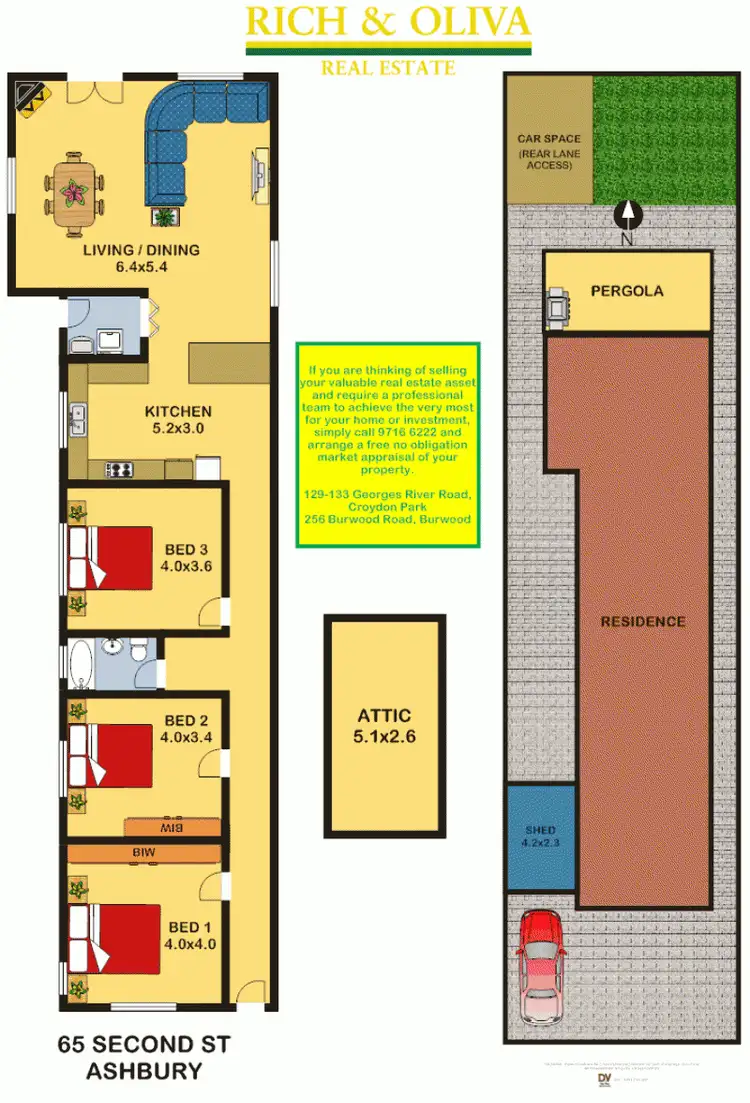Floorplan of Homely house listing, 65 Second Street, Ashbury NSW 2193