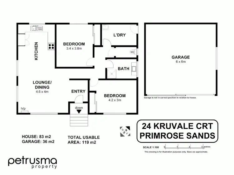 Floorplan of Homely house listing, 24 Kruvale Court, Primrose Sands TAS 7173