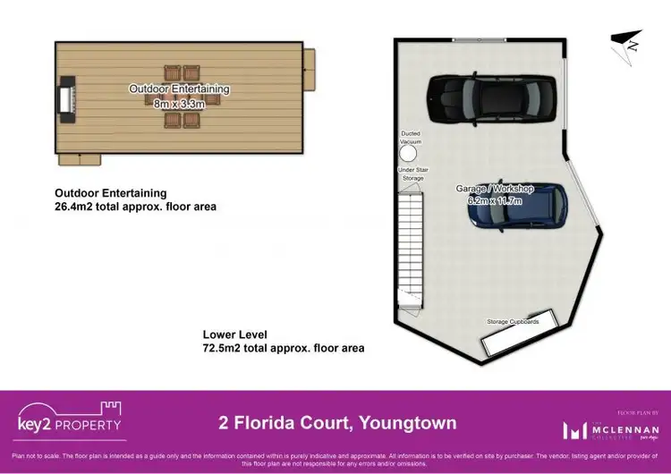 Floorplan of Homely house listing, 2 Florida Court, Youngtown TAS 7249