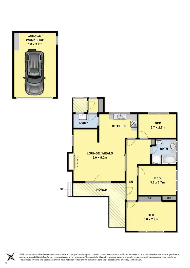 Floorplan of Homely house listing, 45 McDougall Street, Geelong West VIC 3218