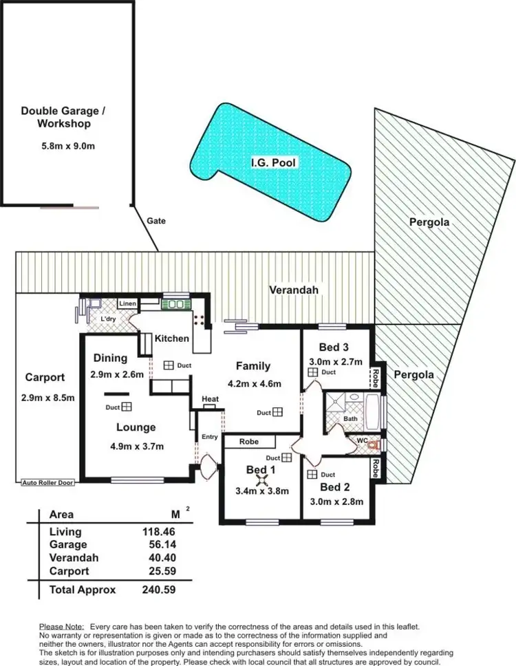 Floorplan of Homely house listing, Address available on request