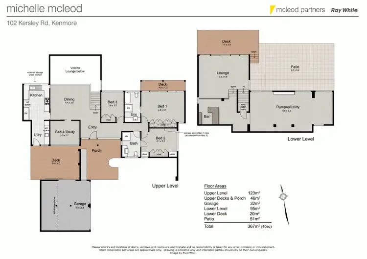 Floorplan of Homely house listing, 102 Kersley Road, Kenmore QLD 4069