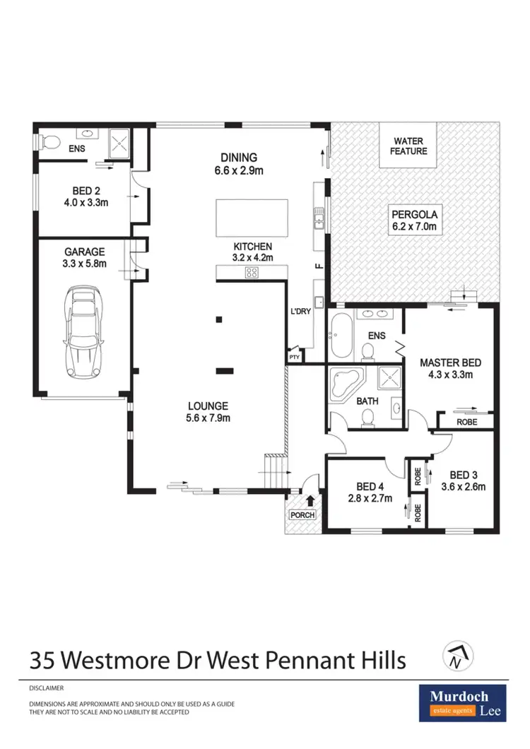Floorplan of Homely house listing, 35 Westmore Drive, West Pennant Hills NSW 2125