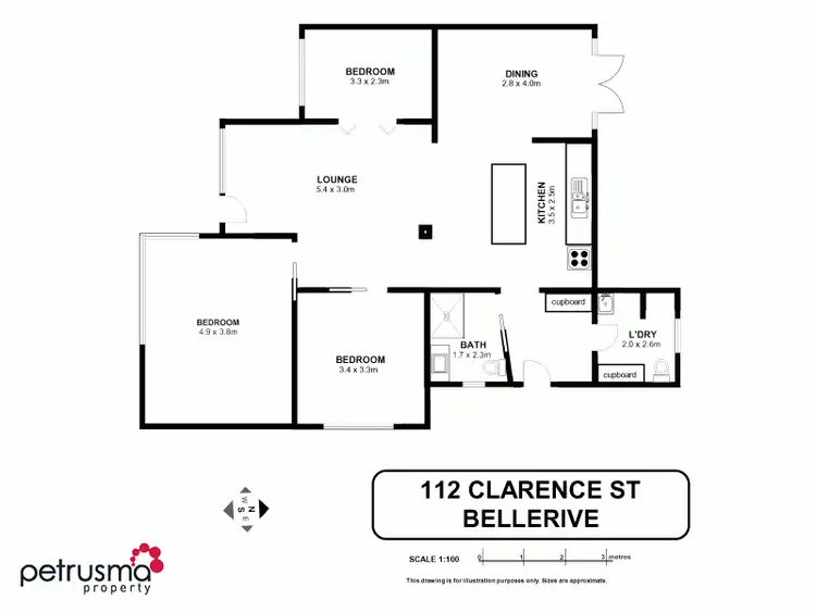 Floorplan of Homely house listing, 112 Clarence Street, Bellerive TAS 7018
