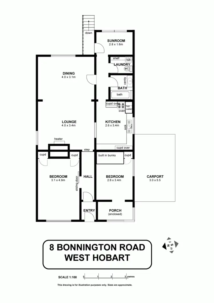 Floorplan of Homely house listing, 8 Bonnington Road, West Hobart TAS 7000