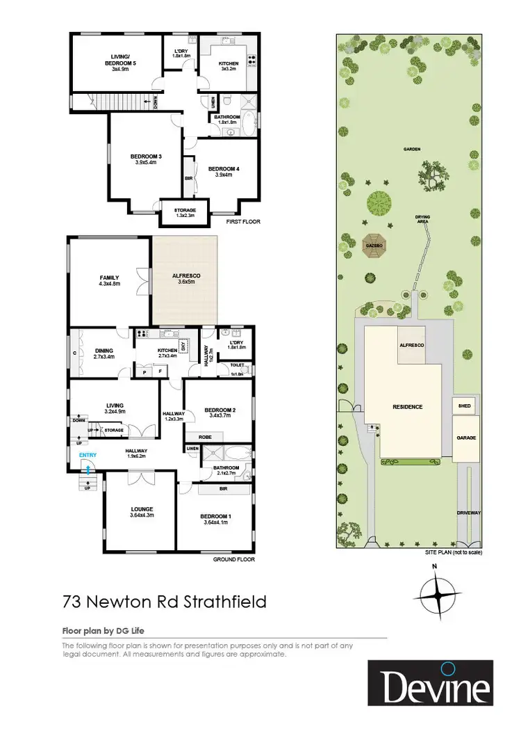 Floorplan of Homely house listing, 73 Newton Road, Strathfield NSW 2135