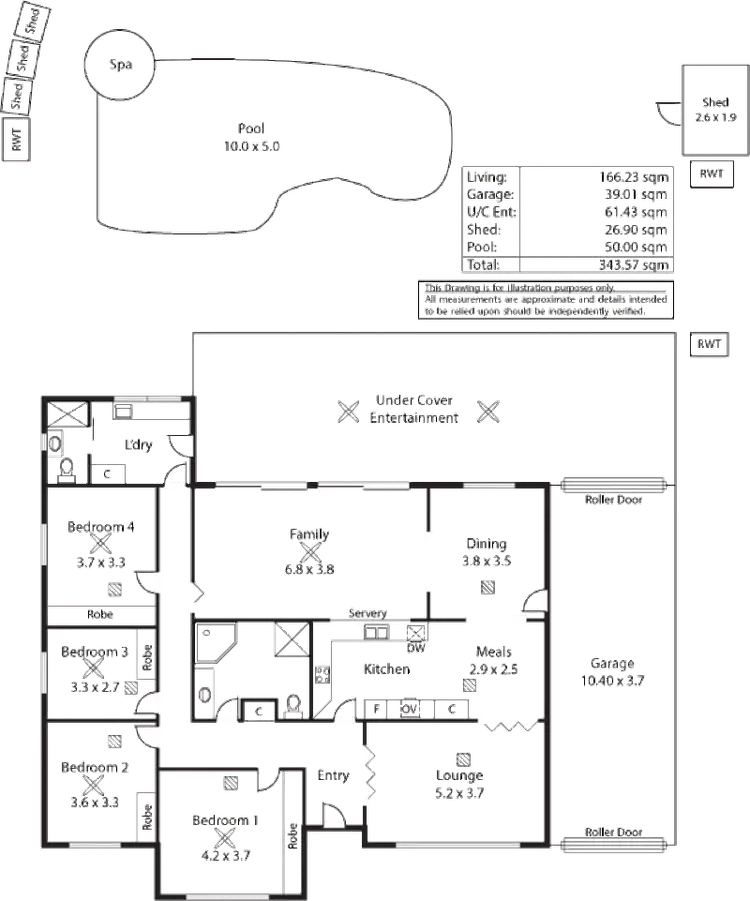 Floorplan of Homely house listing, 8 Osborne Street, Campbelltown SA 5074