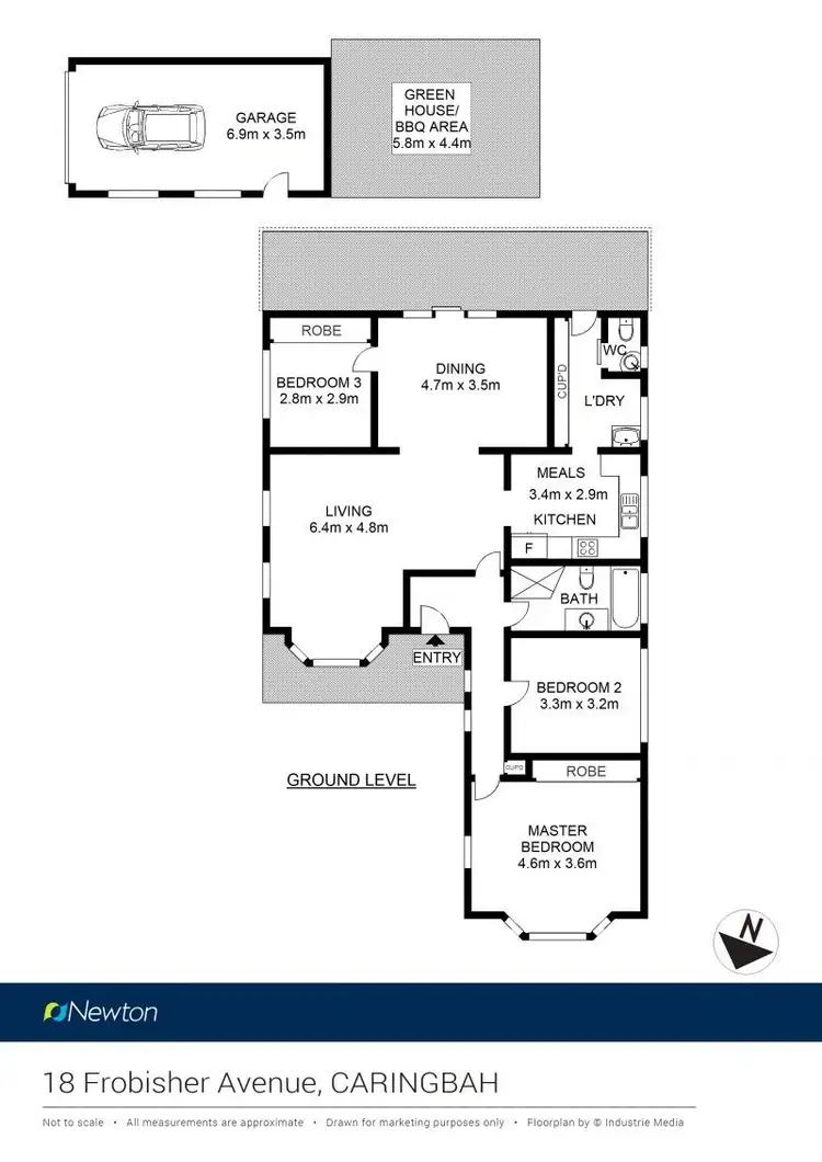 Floorplan of Homely house listing, 18 Frobisher Avenue, Caringbah NSW 2229