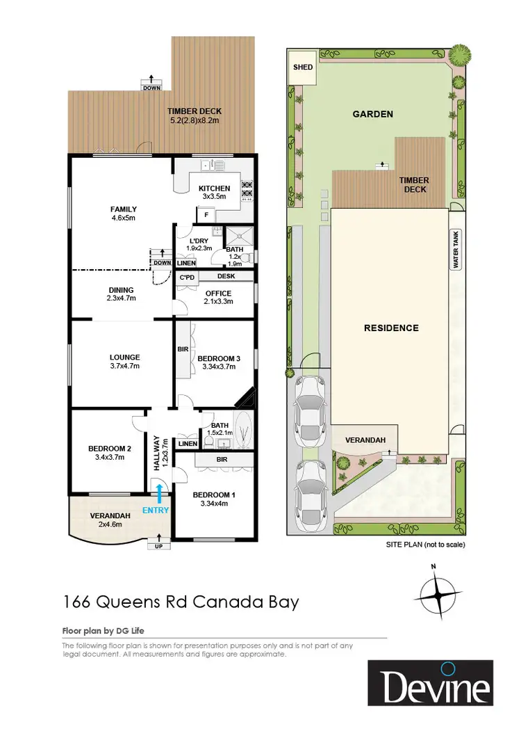 Floorplan of Homely house listing, 166 Queens Road, Canada Bay NSW 2046