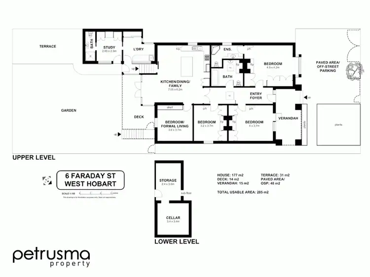 Floorplan of Homely house listing, 6 Faraday Street, West Hobart TAS 7000