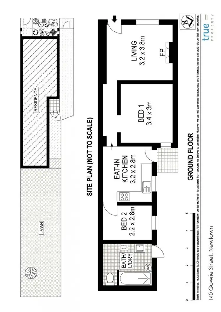 Floorplan of Homely house listing, 140 Gowrie Street, Newtown NSW 2042