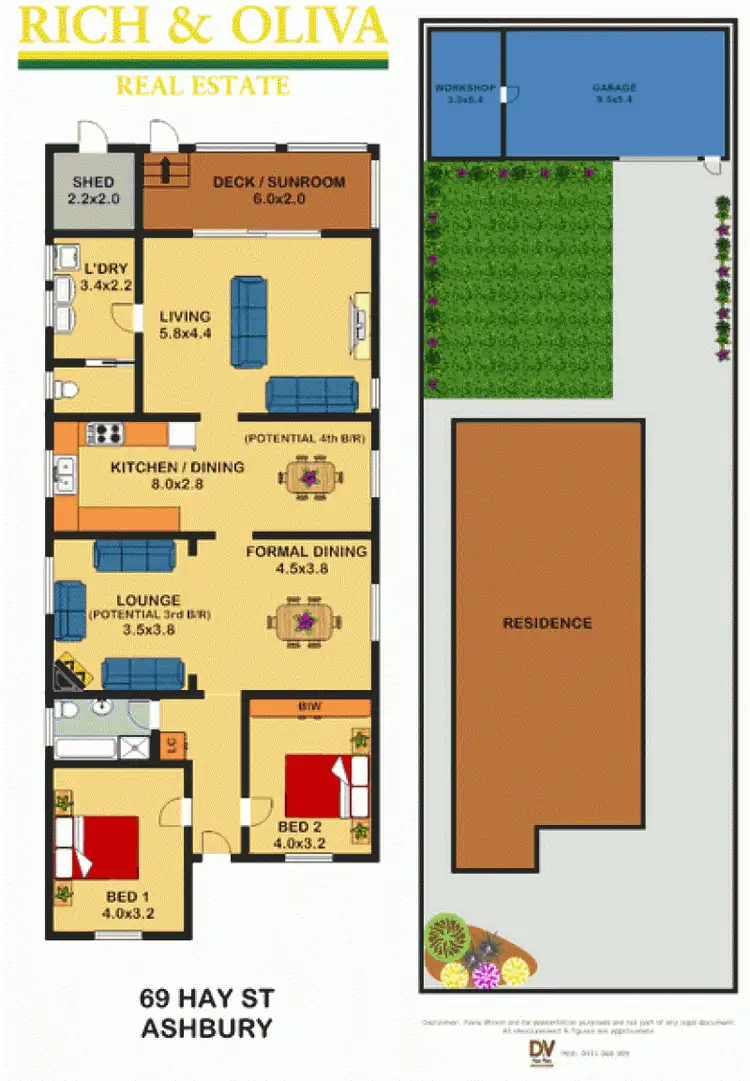 Floorplan of Homely house listing, 69 Hay Street, Ashbury NSW 2193