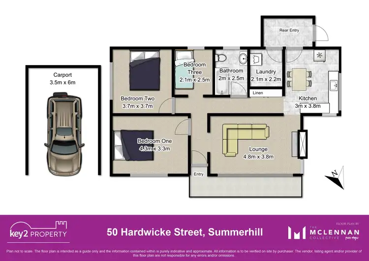 Floorplan of Homely house listing, 50 Hardwicke Street, Summerhill TAS 7250