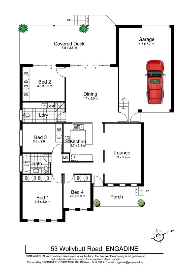 Floorplan of Homely house listing, 53 Wollybutt Road, Engadine NSW 2233
