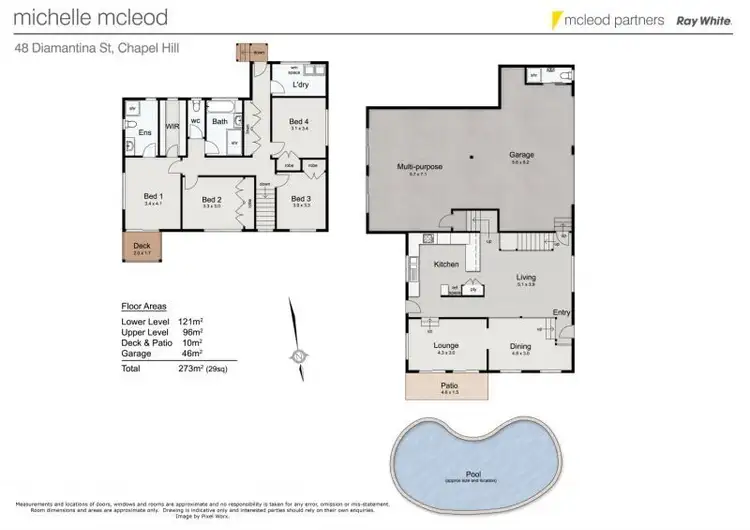 Floorplan of Homely house listing, 48 Diamantina Street, Chapel Hill QLD 4069
