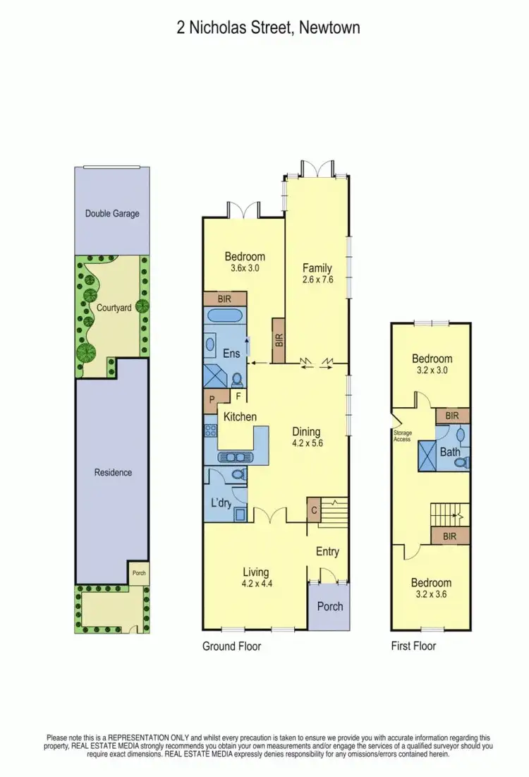 Floorplan of Homely townhouse listing, 2 Nicholas Street, Newtown VIC 3220