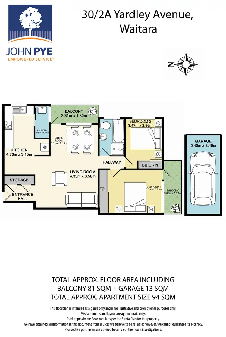 Floorplan of Homely unit listing, 30/2A Yardley Avenue, Waitara NSW 2077