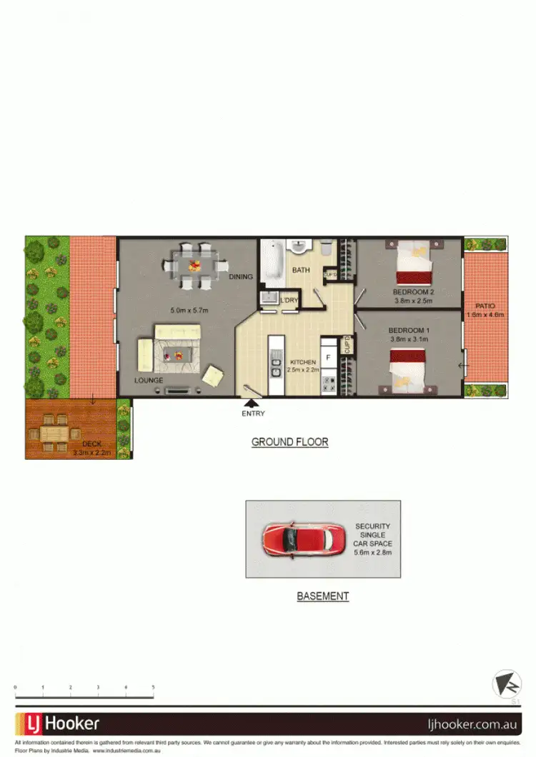 Floorplan of Homely unit listing, 6/225-227 Denison Road, Dulwich Hill NSW 2203