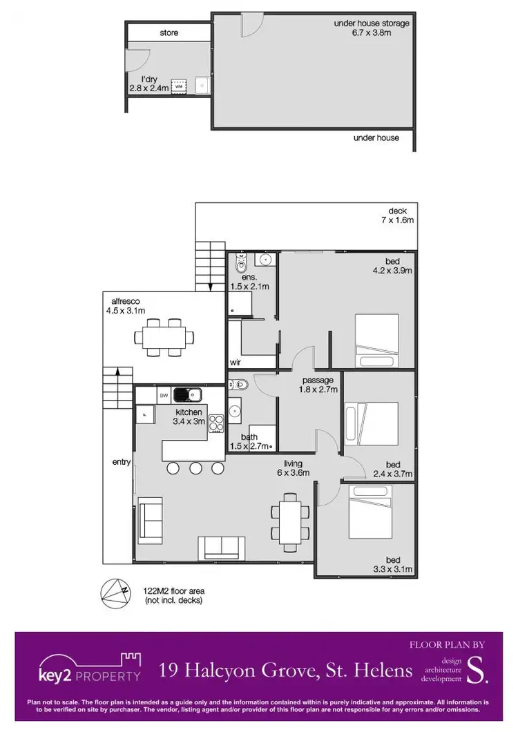 Floorplan of Homely house listing, 19 Halcyon Grove, St Helens TAS 7216