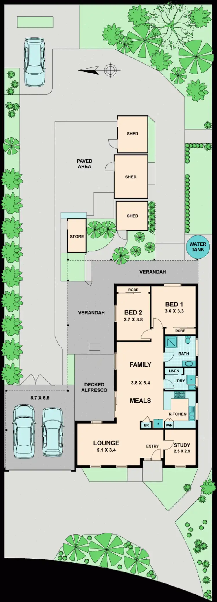 Floorplan of Homely house listing, 59 WEDDING DRIVE, Wallan VIC 3756