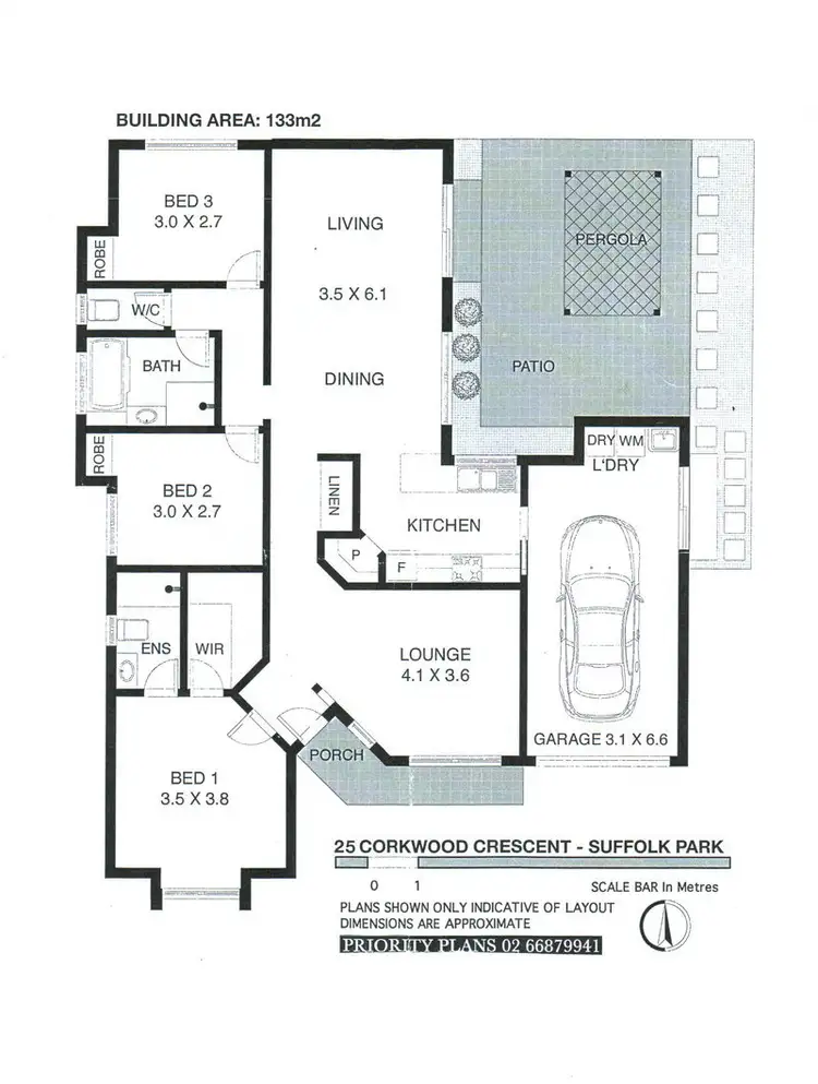 Floorplan of Homely house listing, 25 Corkwood Crescent, Suffolk Park NSW 2481