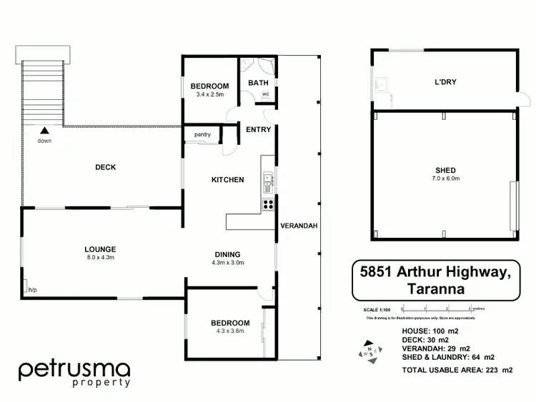 Floorplan of Homely house listing, 5851 Arthur Highway, Taranna TAS 7180