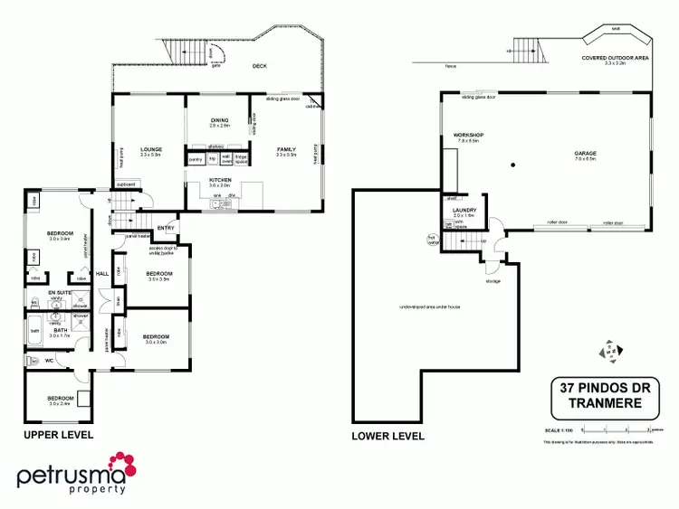 Floorplan of Homely house listing, 37 Pindos Drive, Tranmere TAS 7018