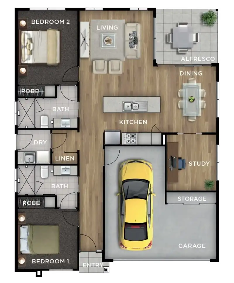 Floorplan of Homely house listing, 160/2 Koplick Road, Chambers Flat QLD 4133