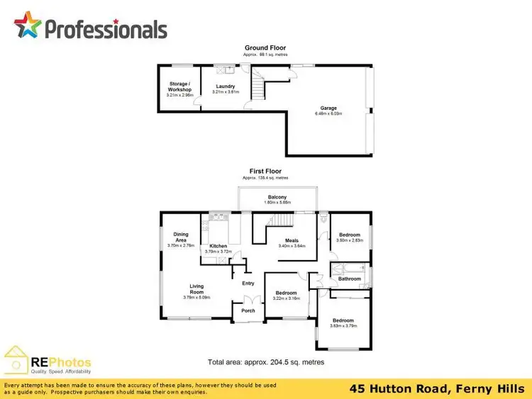 Floorplan of Homely house listing, 45 Hutton Road, Ferny Hills QLD 4055