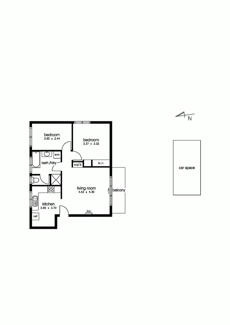 Floorplan of Homely apartment listing, 5/18 Webb Street, Altona VIC 3018