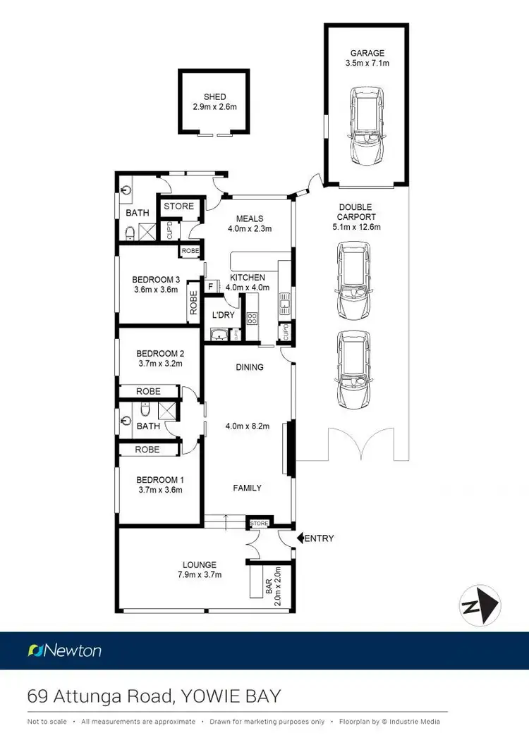 Floorplan of Homely house listing, 69 Attunga Road, Yowie Bay NSW 2228