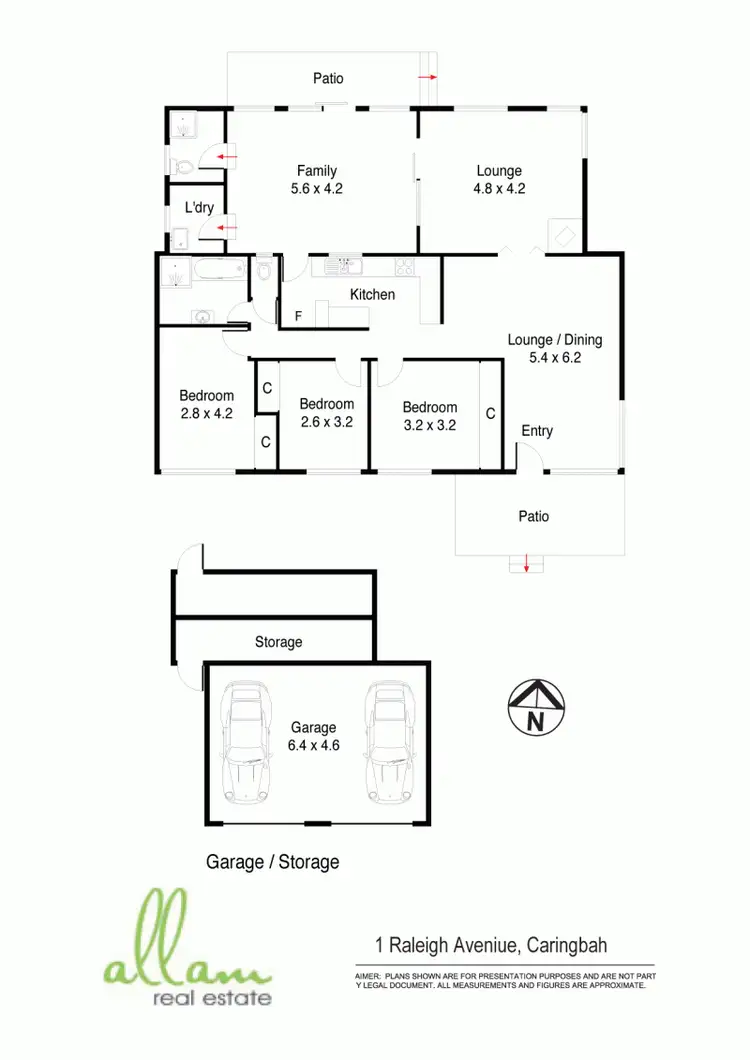 Floorplan of Homely house listing, 1 Raleigh Avenue, Caringbah NSW 2229