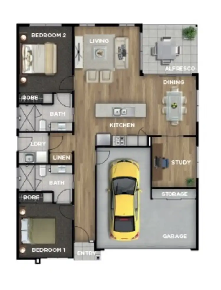 Floorplan of Homely house listing, 85/2 Koplick Road, Chambers Flat QLD 4133
