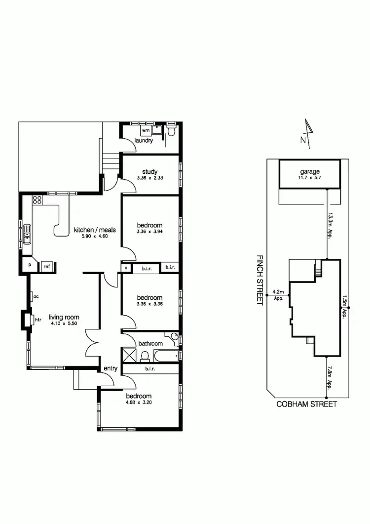 Floorplan of Homely house listing, 10 Cobham Street, Altona VIC 3018
