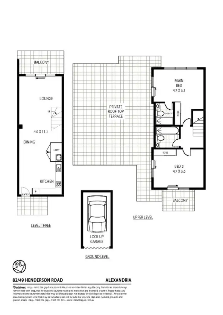 Floorplan of Homely apartment listing, Unit 82/49 HENDERSON Road, Alexandria NSW 2015