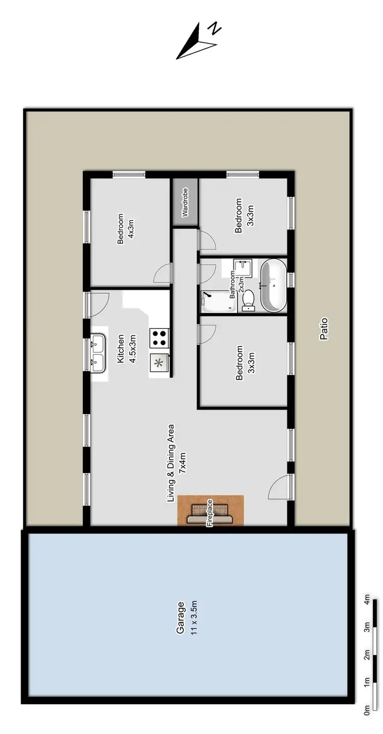 Floorplan of Homely house listing, 225 Broken Head Road, Newrybar NSW 2479