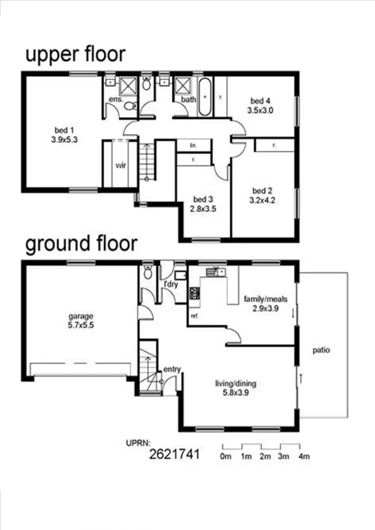 Floorplan of Homely semi-detached listing, 11/115 Cattai Creek Drive, Kellyville NSW 2155