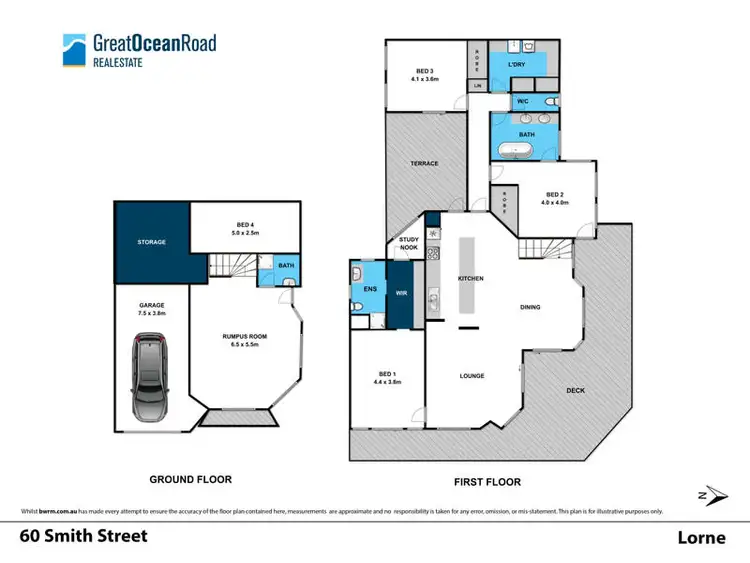 Floorplan of Homely house listing, 60 Smith Street, Lorne VIC 3232
