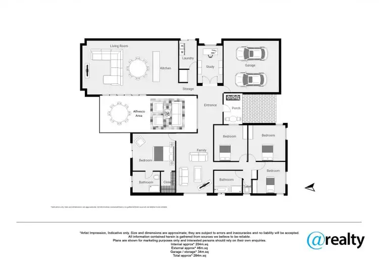 Floorplan of Homely house listing, 40 Pandorea Circuit, North Lakes QLD 4509