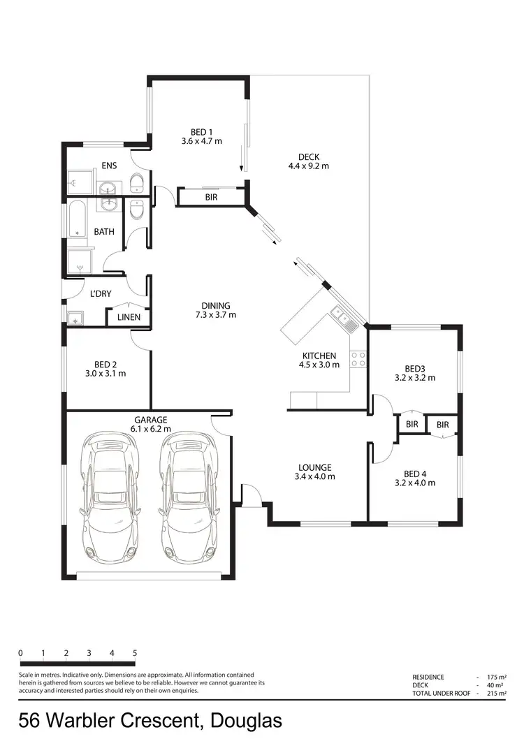 Floorplan of Homely house listing, 56 Warbler Crescent, Douglas QLD 4814
