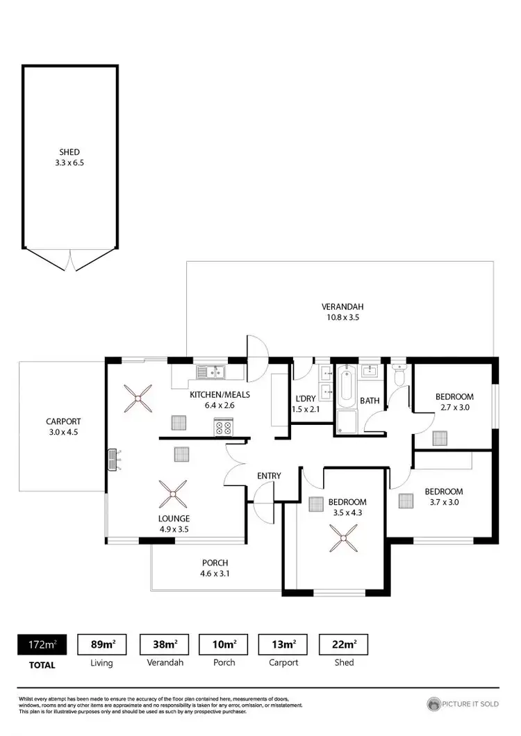 Floorplan of Homely house listing, 109 Whites Road, Salisbury North SA 5108