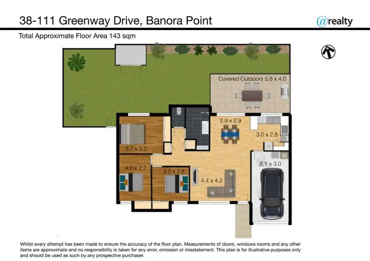 Floorplan of Homely villa listing, 38/87 Greenway Drive, Banora Point NSW 2486