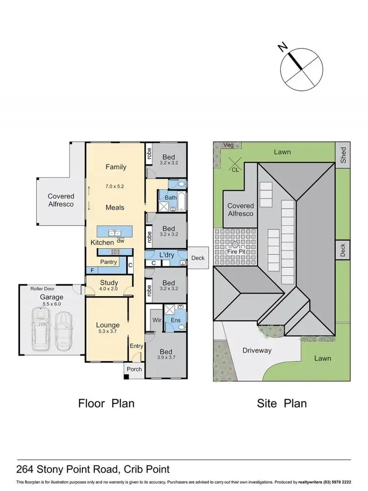 Floorplan of Homely house listing, 264 Stony Point Road, Crib Point VIC 3919