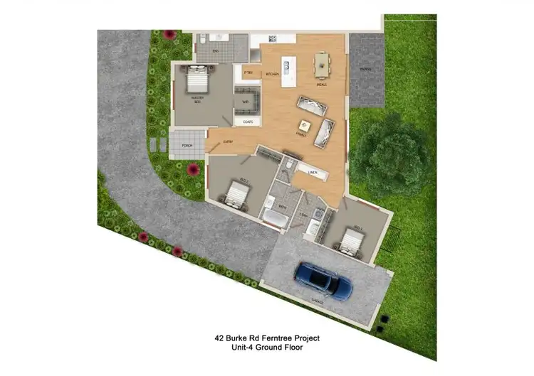 Floorplan of Homely unit listing, 4/42 Burke Road, Ferntree Gully VIC 3156