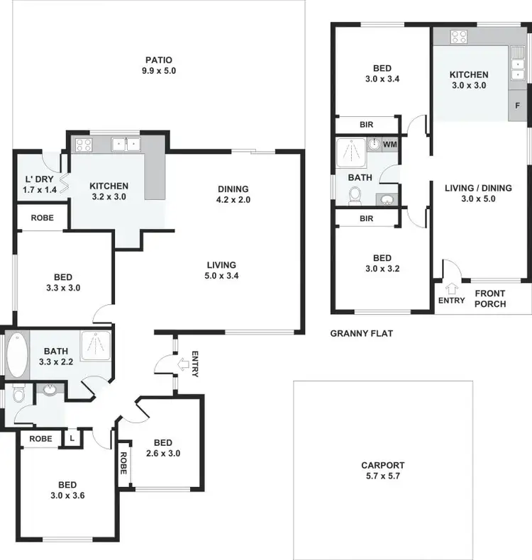 Floorplan of Homely house listing, 12 Sennar Road, Erskine Park NSW 2759