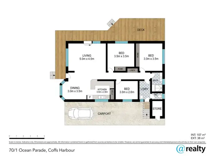 Floorplan of Homely house listing, 70/1 Ocean Parade, Coffs Harbour NSW 2450