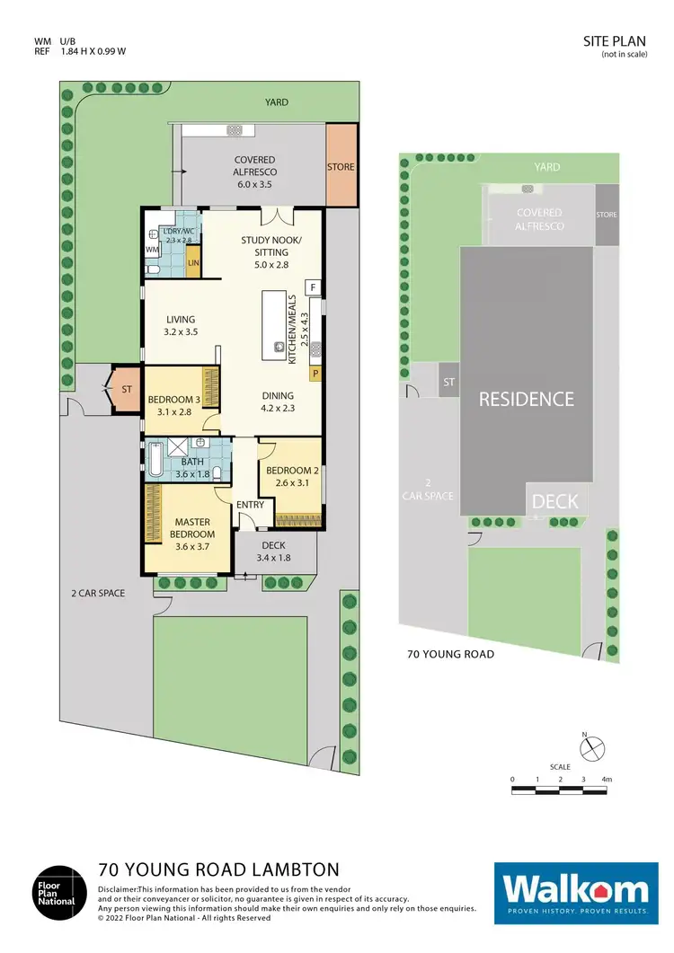 Floorplan of Homely house listing, 70 Young Road, Lambton NSW 2299