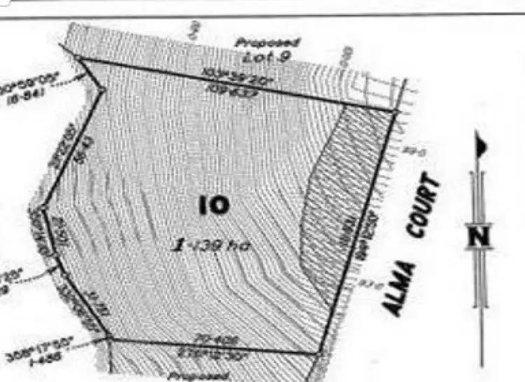Floorplan of Homely land listing, 25 Alma Court, Villeneuve QLD 4514
