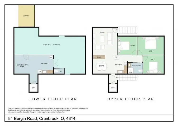 Floorplan of Homely house listing, 84 Bergin Road, Cranbrook QLD 4814